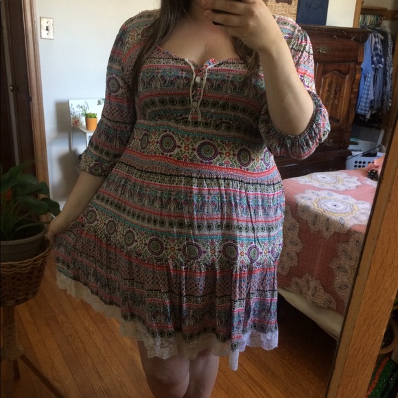 Boho Swing Dress - Picture 2 of 4